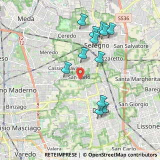 Mappa Via Trincea delle Frasche, 20832 Desio MB, Italia (1.975)