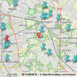 Mappa Via Trincea delle Frasche, 20832 Desio MB, Italia (3.299)