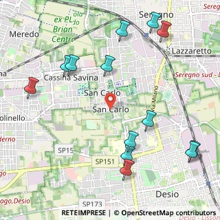 Mappa Via Trincea delle Frasche, 20832 Desio MB, Italia (1.28286)
