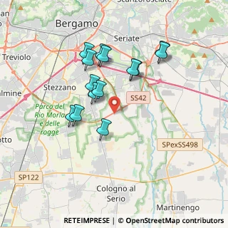 Mappa Via Canonici, 24050 Zanica BG, Italia (3.27071)