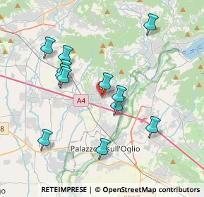 Mappa Via della Molinara, 24064 Grumello del Monte BG, Italia (3.64083)