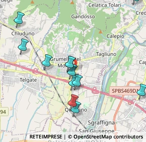 Mappa Via della Molinara, 24064 Grumello del Monte BG, Italia (2.03583)