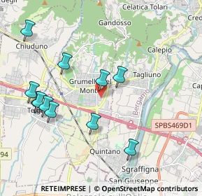 Mappa Via della Molinara, 24064 Grumello del Monte BG, Italia (2.09091)