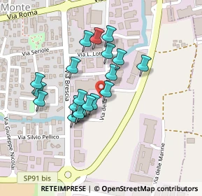 Mappa Via della Molinara, 24064 Grumello del Monte BG, Italia (0.18)