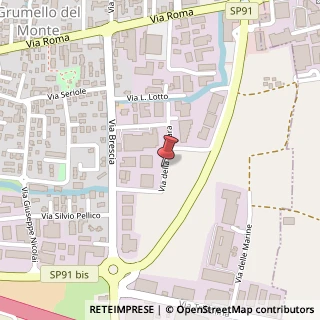 Mappa Via della Molinara, 14, 24064 Grumello del Monte, Bergamo (Lombardia)