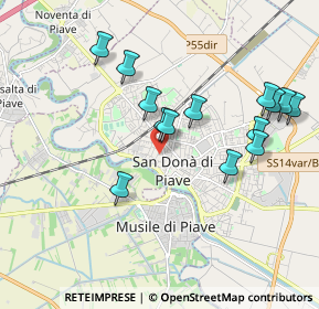 Mappa Via Padova, 30027 San Donà di Piave VE, Italia (1.87357)