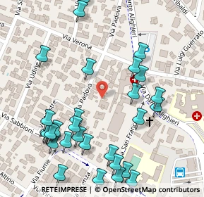 Mappa Via Padova, 30027 San Donà di Piave VE, Italia (0.16)