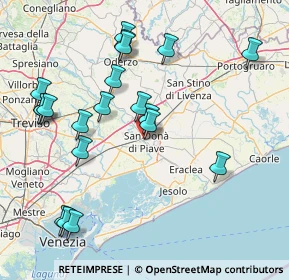 Mappa Via Padova, 30027 San Donà di Piave VE, Italia (17.3665)