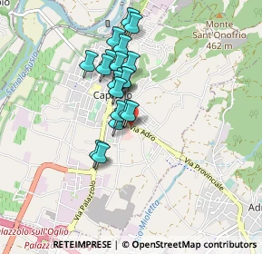 Mappa Via Adro, 25031 Capriolo BS, Italia (0.6745)
