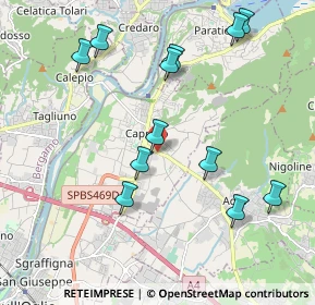 Mappa Via Adro, 25031 Capriolo BS, Italia (2.11917)