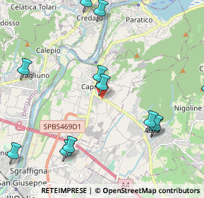 Mappa Via Adro, 25031 Capriolo BS, Italia (3.08944)