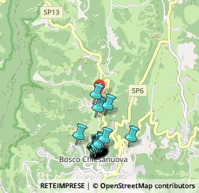 Mappa SP13, 37021 Bosco Chiesanuova VR, Italia (1.08571)