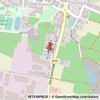 Mappa Via X Giornate, 7, 25050 Provaglio d'Iseo, Brescia (Lombardia)