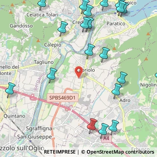 Mappa Via delle Pozze, 25031 Capriolo BS, Italia (3.0895)