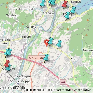 Mappa Via delle Pozze, 25031 Capriolo BS, Italia (3.09615)