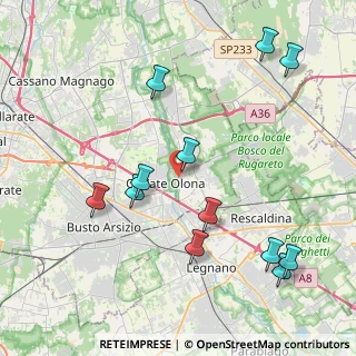 Mappa Via Gramsci, 21050 Marnate VA, Italia (4.60583)