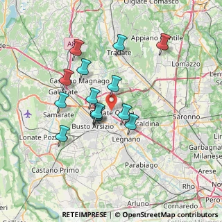 Mappa Via G. Restelli, 21057 Olgiate Olona VA, Italia (6.08357)