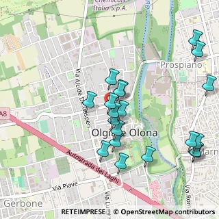 Mappa Via G. Restelli, 21057 Olgiate Olona VA, Italia (0.5185)