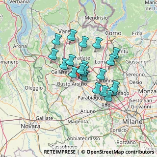 Mappa Via G. Restelli, 21057 Olgiate Olona VA, Italia (10.4275)