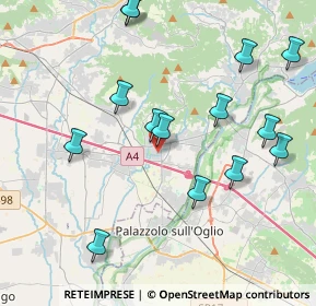 Mappa Via Giacomo Matteotti, 24064 Grumello del Monte BG, Italia (4.36571)