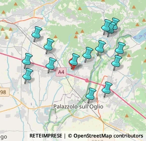 Mappa Via Giacomo Matteotti, 24064 Grumello del Monte BG, Italia (3.94133)