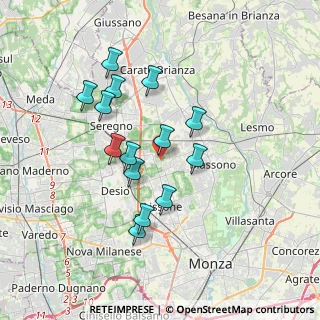 Mappa Piazzale Angelo Arosio Genola, 20851 Lissone MB, Italia (3.16786)