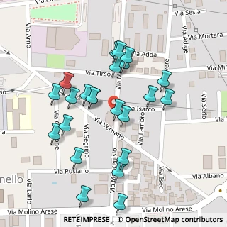 Mappa Via Moncenisio, 20031 Cesano Maderno MB, Italia (0.1125)