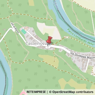 Mappa Via Giuseppe Mazzini, 8, 21010 Vizzola Ticino, Varese (Lombardia)