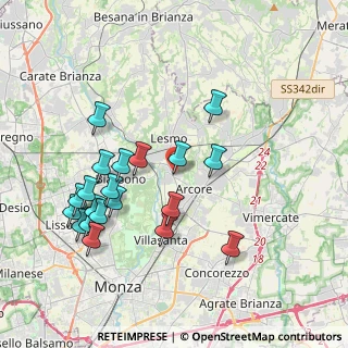 Mappa Via C.M. Maggi, 20855 Lesmo MB, Italia (4.0025)