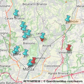 Mappa Via C.M. Maggi, 20855 Lesmo MB, Italia (4.99143)