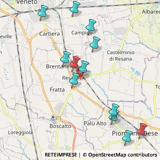 Mappa Via delle Pedane, 31023 Resana TV, Italia (2.34167)