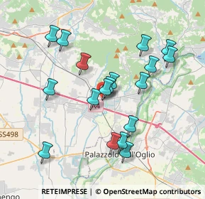 Mappa Via Europa, 24064 Grumello del Monte BG, Italia (3.58333)