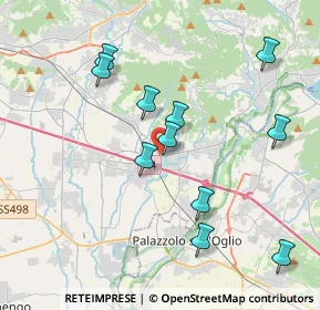 Mappa Via Europa, 24064 Grumello del Monte BG, Italia (3.86636)