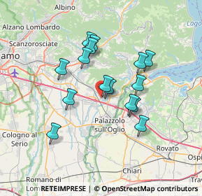 Mappa P.za Invalidi del Lavoro, 24064 Grumello del Monte BG, Italia (5.812)