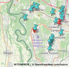 Mappa Aeroporto Milano Malpensa Hangar est, 21019 Somma lombardo VA, Italia (4.99833)