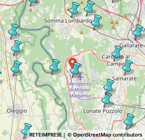 Mappa Aeroporto Milano Malpensa Hangar est, 21019 Somma lombardo VA, Italia (6.366)