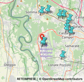 Mappa Aeroporto Milano Malpensa Hangar est, 21019 Somma lombardo VA, Italia (4.31273)