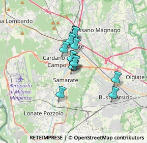 Mappa Via Fosse Ardeatine, 21017 Samarate VA, Italia (2.25083)