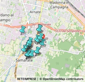 Mappa Via Fosse Ardeatine, 21017 Samarate VA, Italia (0.736)