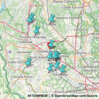 Mappa Unnamed Road, 21055 Gorla minore VA, Italia (6.99231)