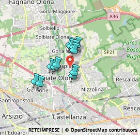 Mappa Unnamed Road, 21055 Gorla minore VA, Italia (1.09)