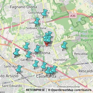 Mappa Unnamed Road, 21055 Gorla minore VA, Italia (1.90263)
