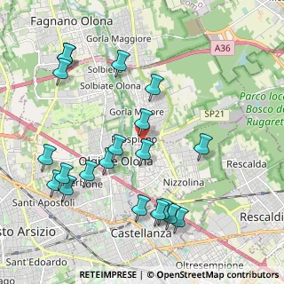 Mappa Unnamed Road, 21055 Gorla minore VA, Italia (2.3015)