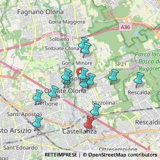 Mappa Unnamed Road, 21055 Gorla minore VA, Italia (1.72286)