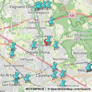 Mappa Unnamed Road, 21055 Gorla minore VA, Italia (3.14316)