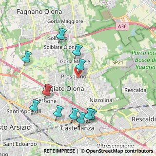 Mappa Unnamed Road, 21055 Gorla minore VA, Italia (2.25273)