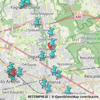 Mappa Unnamed Road, 21055 Gorla minore VA, Italia (3.157)