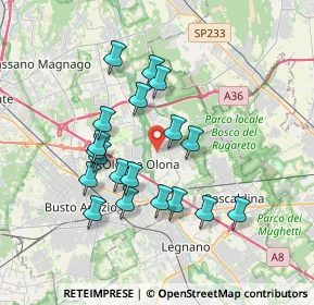 Mappa Unnamed Road, 21055 Gorla minore VA, Italia (3.26053)