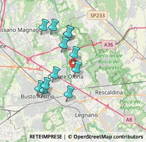 Mappa Unnamed Road, 21055 Gorla minore VA, Italia (3.20167)