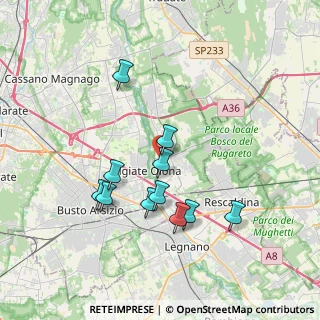 Mappa Unnamed Road, 21055 Gorla minore VA, Italia (3.35636)
